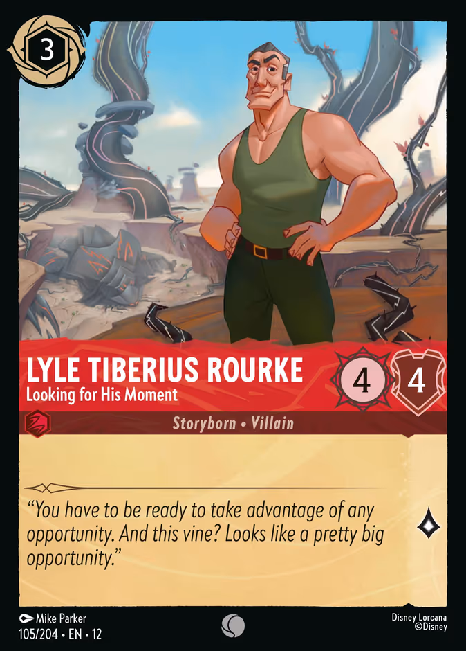 Carta Lyle Tiberius Rourke · Looking for His Moment