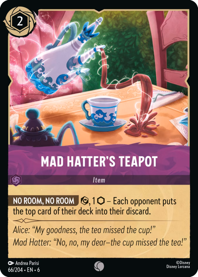 Carta Mad Hatter's Teapot · 