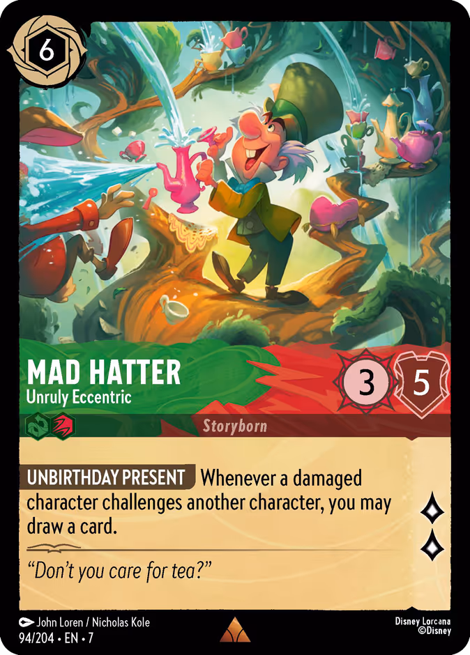 Carta Mad Hatter · Unruly Eccentric
