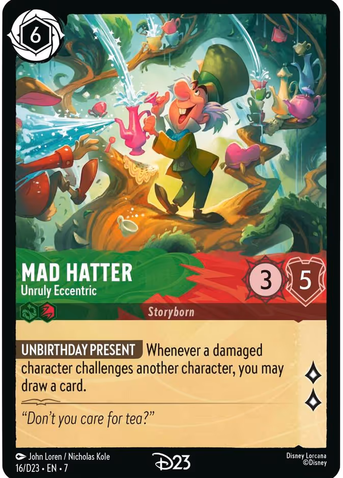 Carta Mad Hatter · Unruly Eccentric