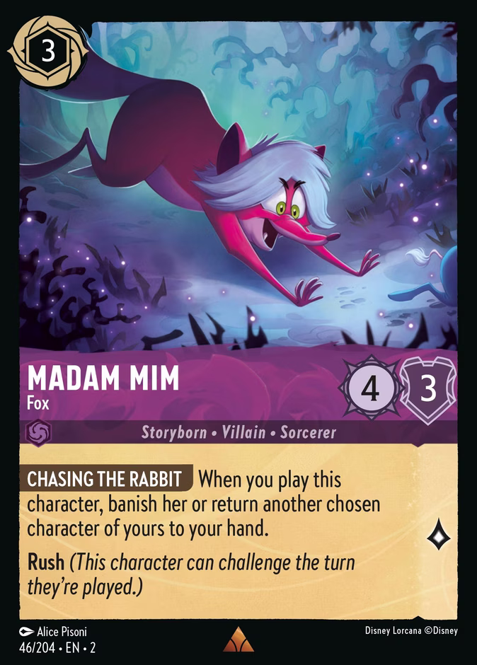 Carta Madam Mim · Fox