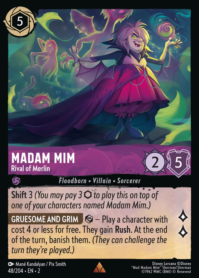 Carta Madam Mim · Rival of Merlin