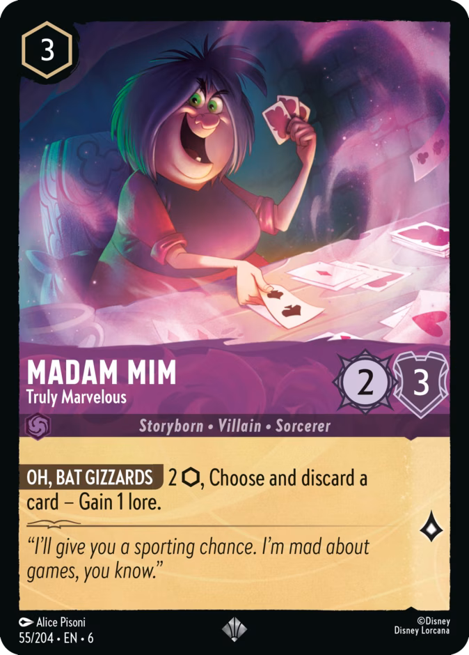 Carta Madam Mim · Truly Marvelous