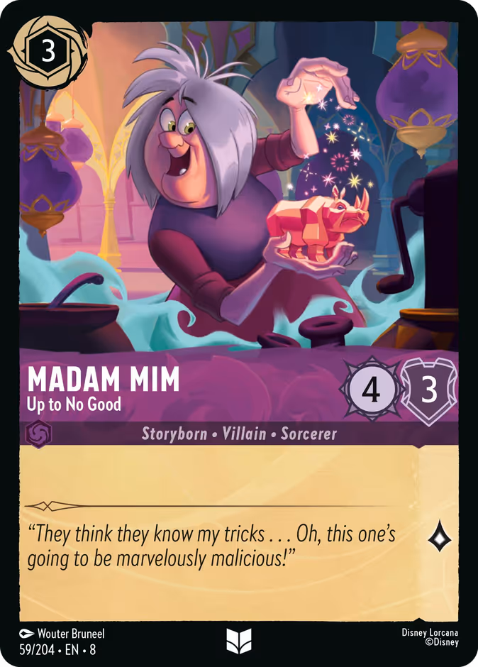 Carta Madam Mim · Up to No Good