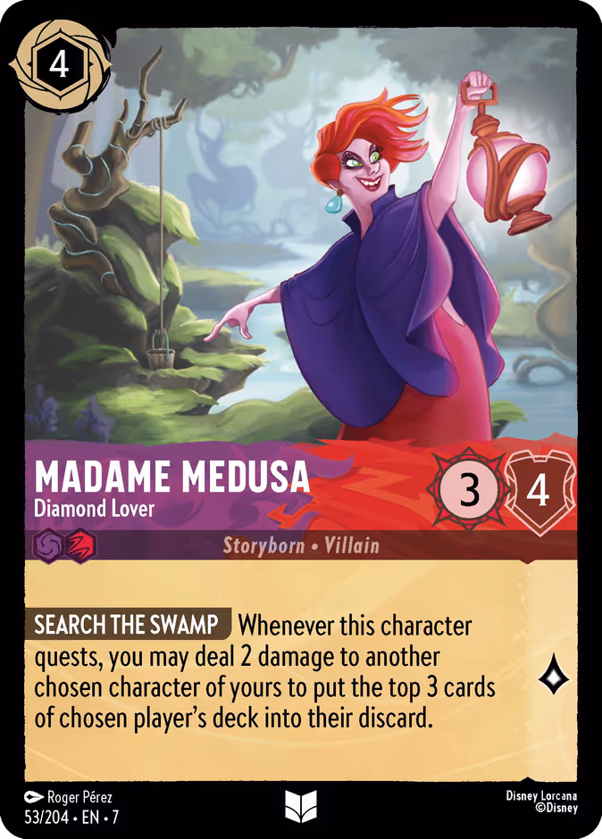 Carta Madame Medusa · Diamond Lover