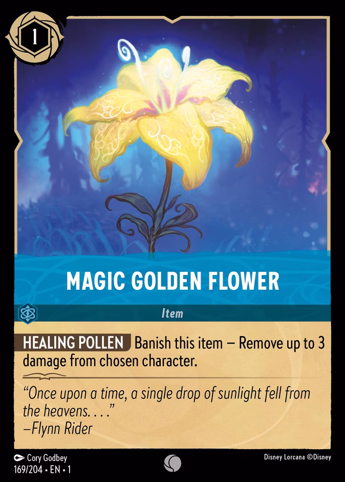 Carta Magic Golden Flower · 