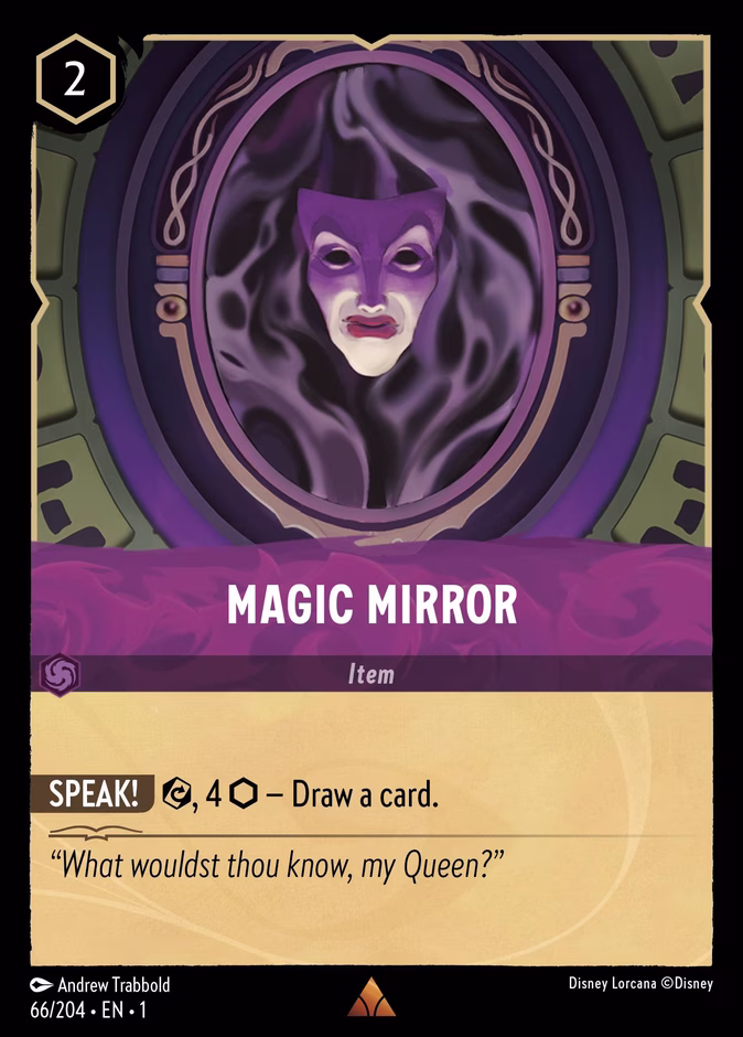 Carta oficial Magic Mirror · 