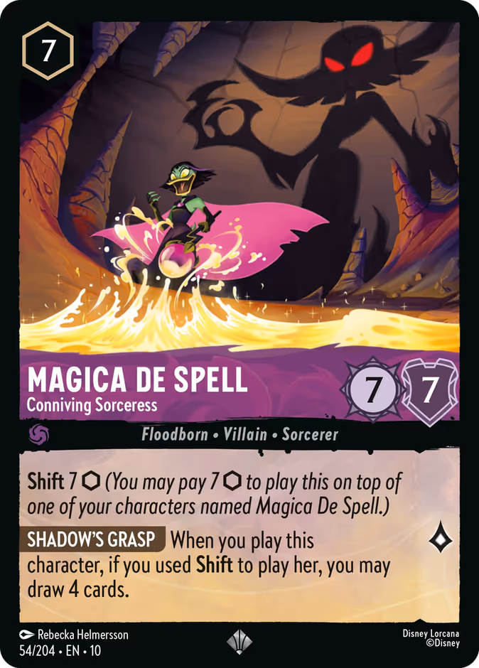 Carta Magica De Spell · Conniving Sorceress