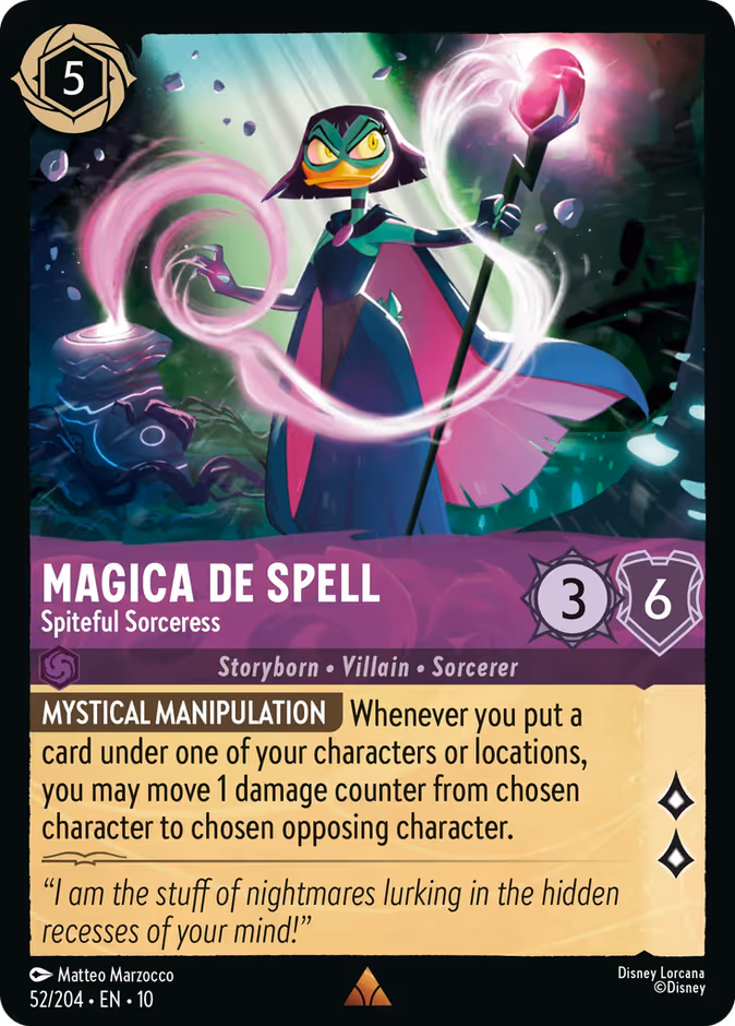 Carta Magica De Spell · Spiteful Sorceress