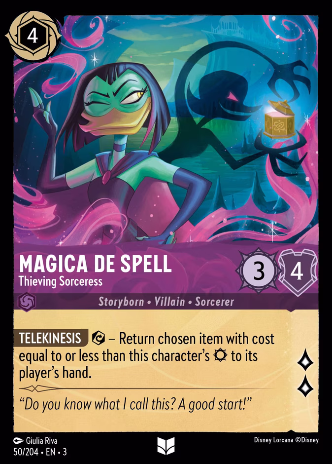 Carta Magica De Spell · Thieving Sorceress