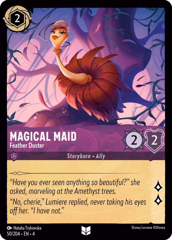 Carta Magical Maid · Feather Duster