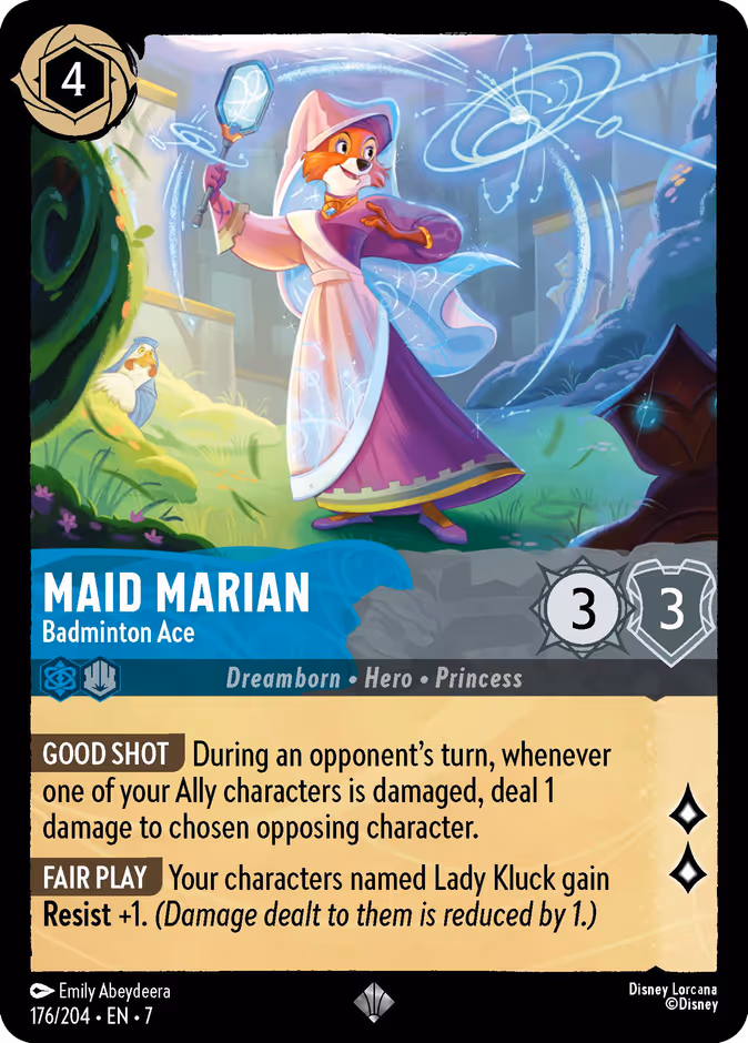 Carta Maid Marian · Badminton Ace