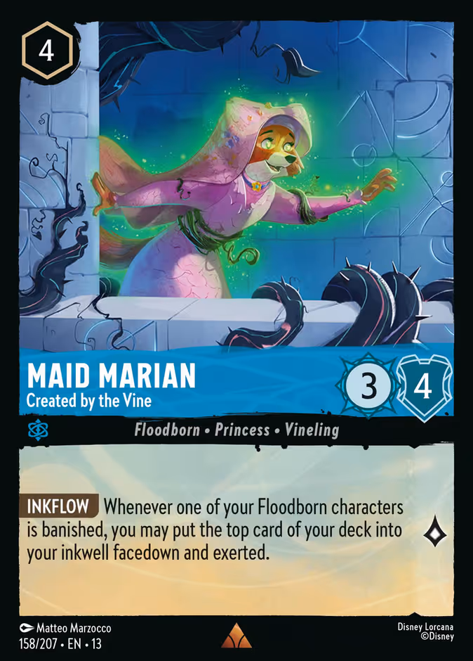 Carta Maid Marian · Created by the Vine