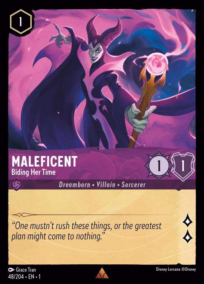 Carta Maleficent · Biding Her Time