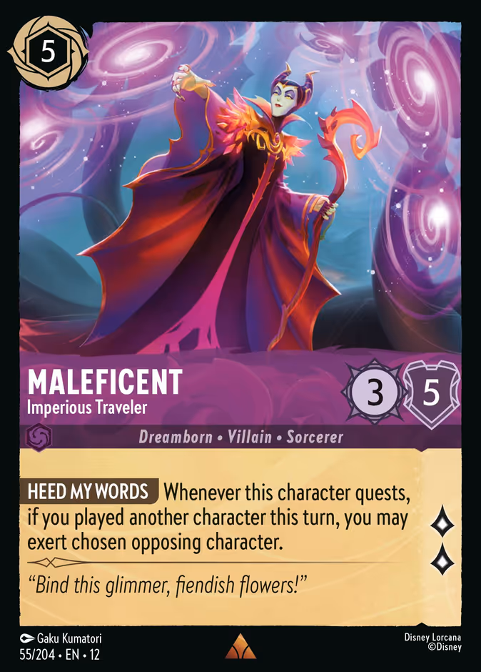 Carta Maleficent · Imperious Traveler