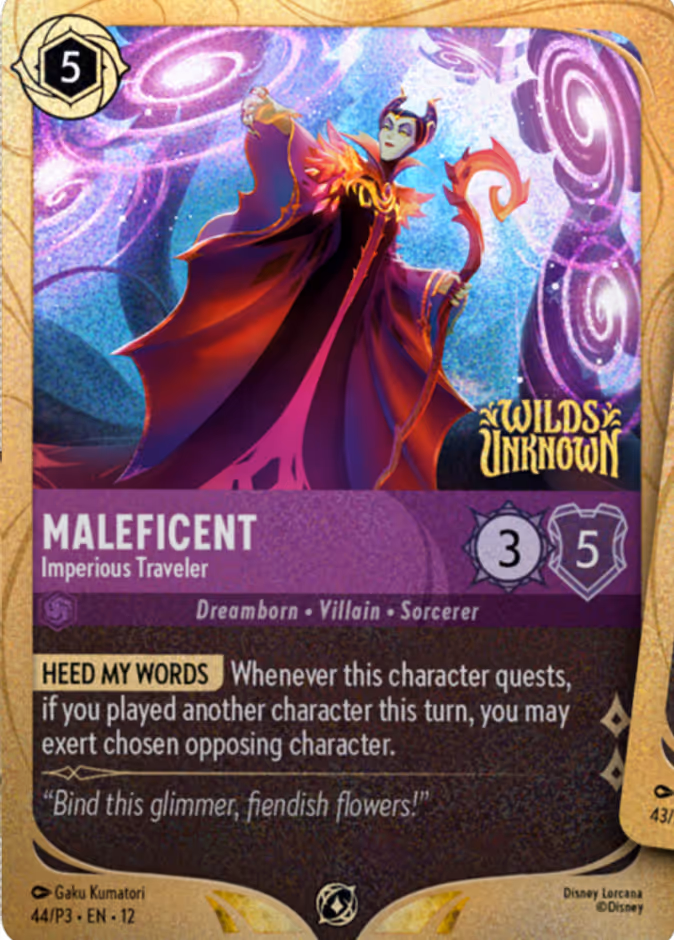 Carta Maleficent · Imperious Traveler