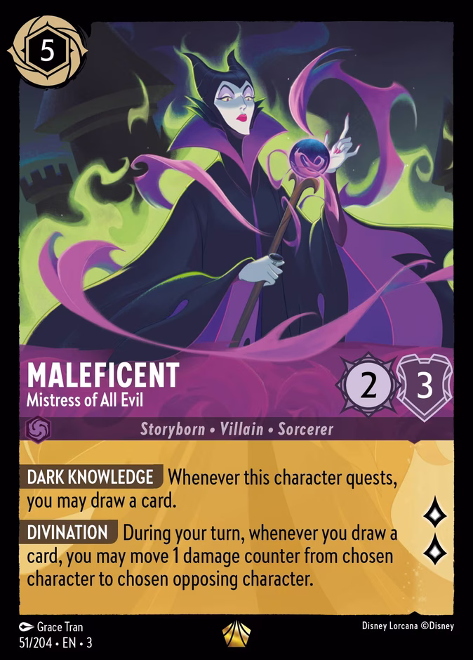 Carta Maleficent · Mistress of All Evil