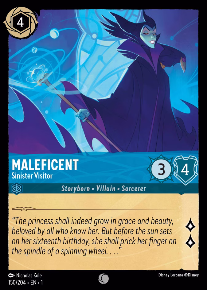 Carta Maleficent · Sinister Visitor
