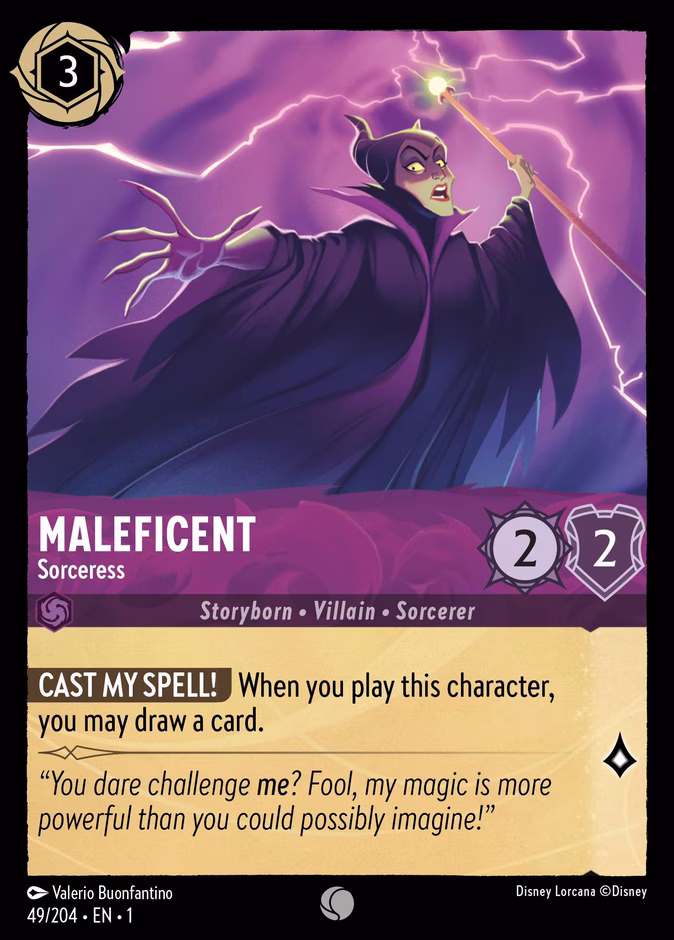 Carta Maleficent · Sorceress