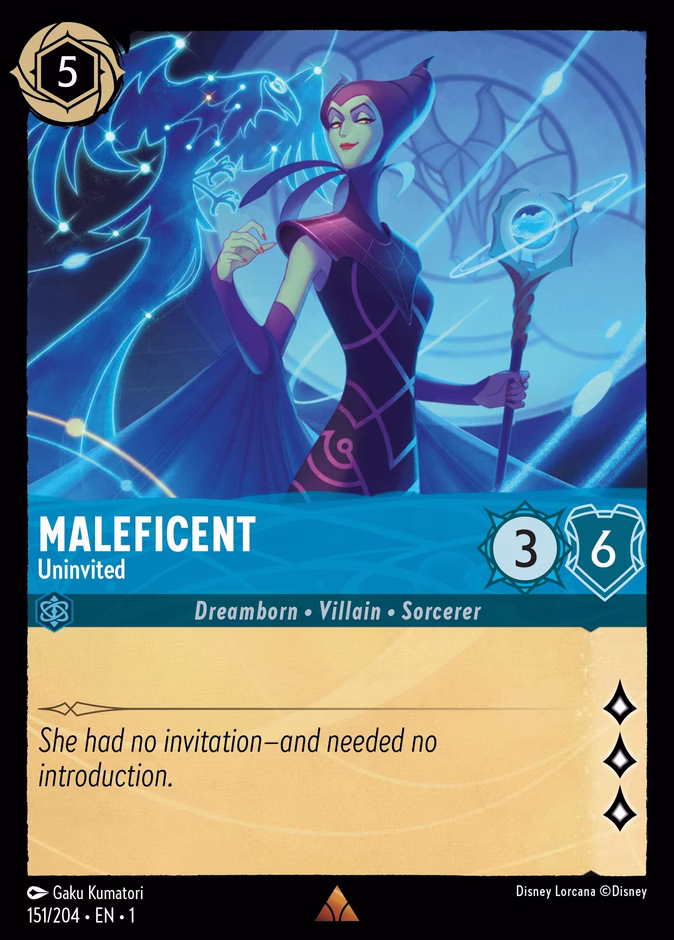 Carta Maleficent · Uninvited