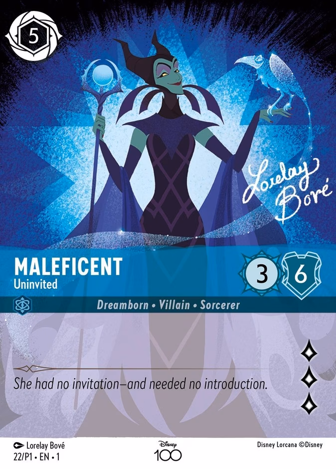 Carta Maleficent · Uninvited