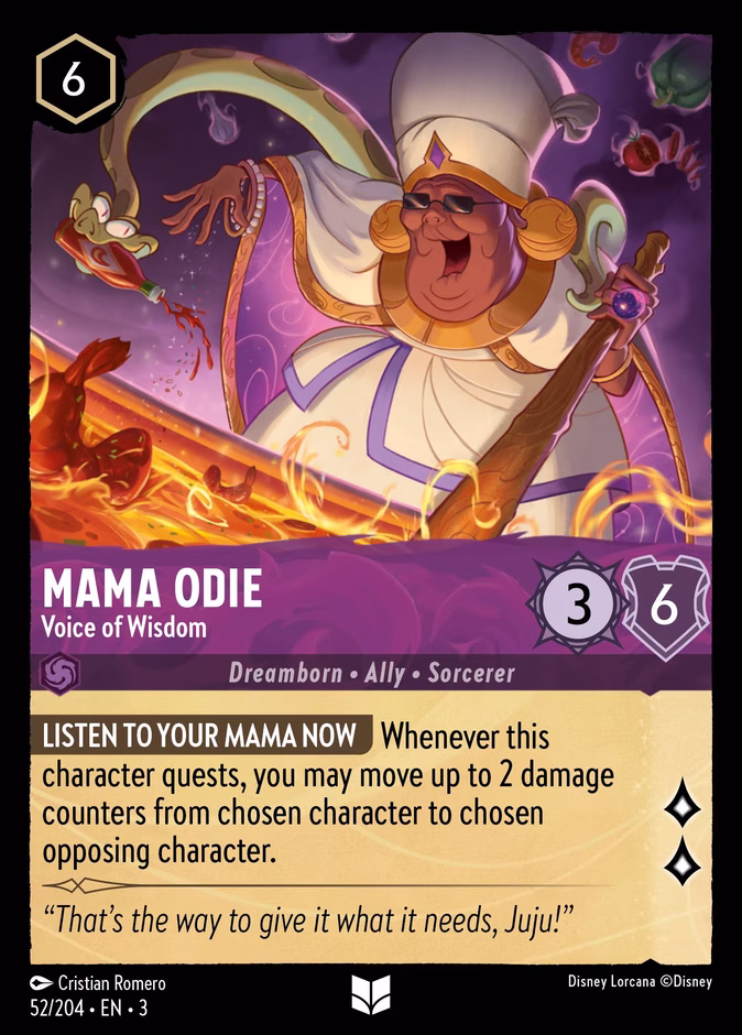Carta Mama Odie · Voice of Wisdom
