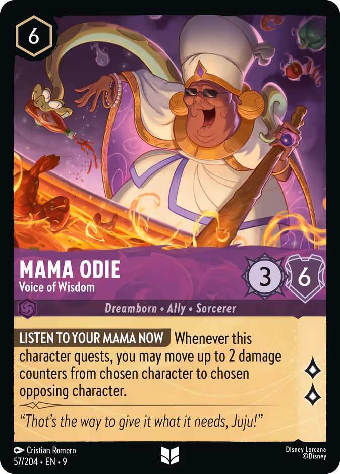 Carta Mama Odie · Voice of Wisdom