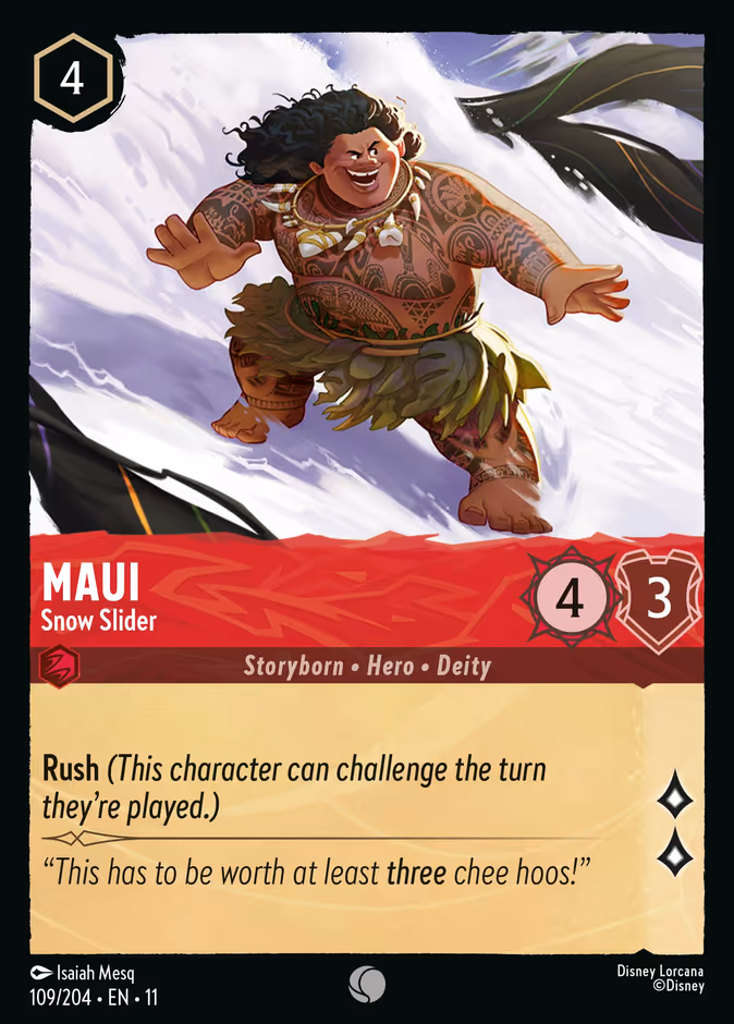 Carta Maui · Snow Slider