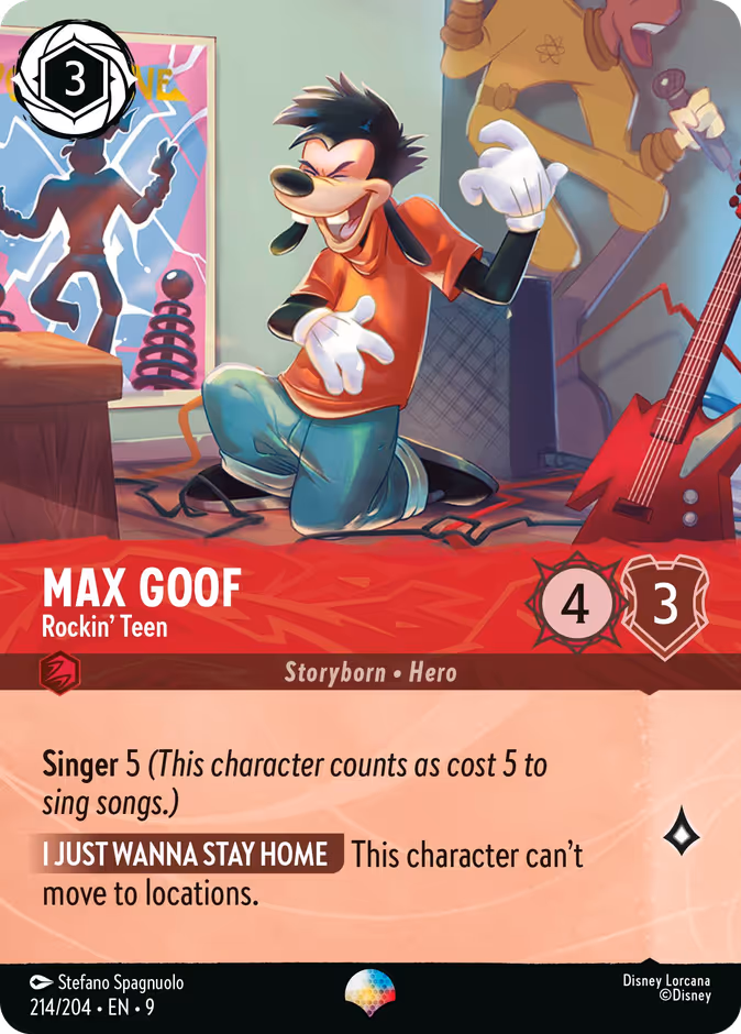 Carta Max Goof · Rockin' Teen