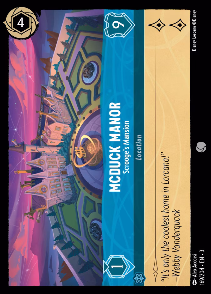 Carta McDuck Manor · Scrooge's Mansion