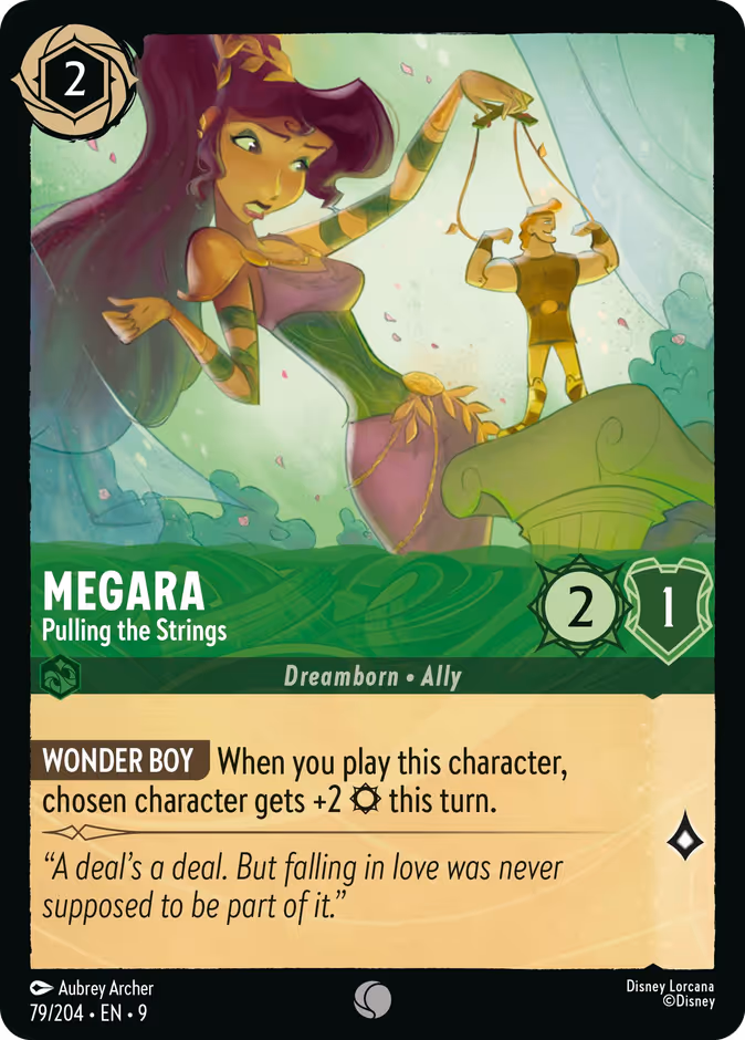 Carta oficial Megara · Pulling the Strings