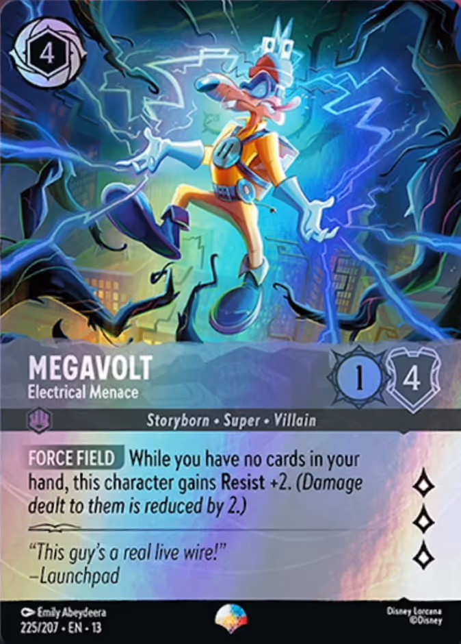 Carta oficial Megavolt · Electrical Menace