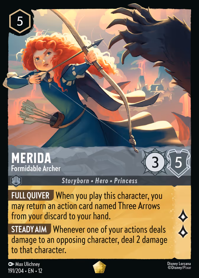 Carta oficial Merida · Formidable Archer