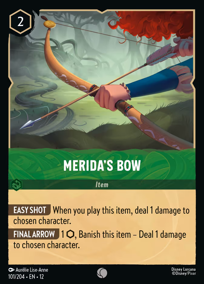 Carta oficial Merida's Bow ·