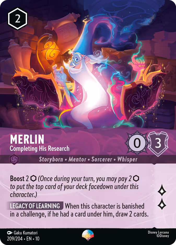 Carta Merlin · Completing His Research