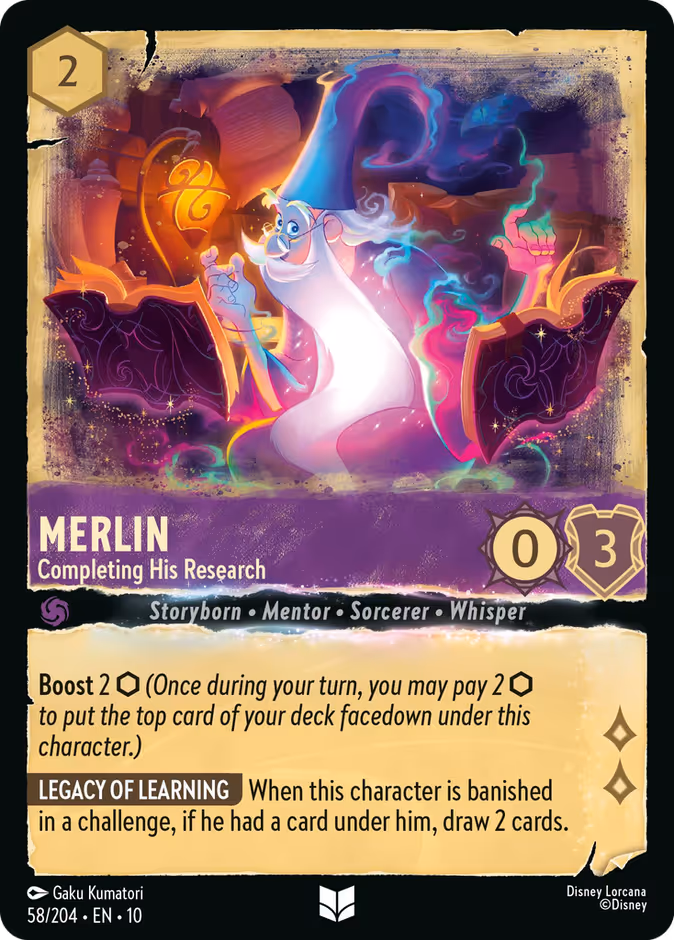 Carta Merlin · Completing His Research