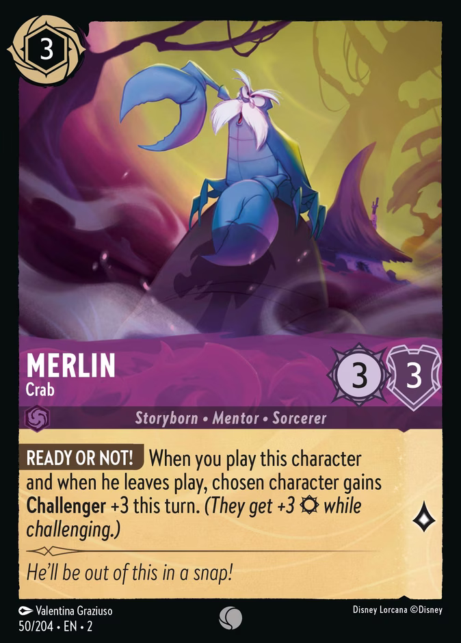 Carta Merlin · Crab