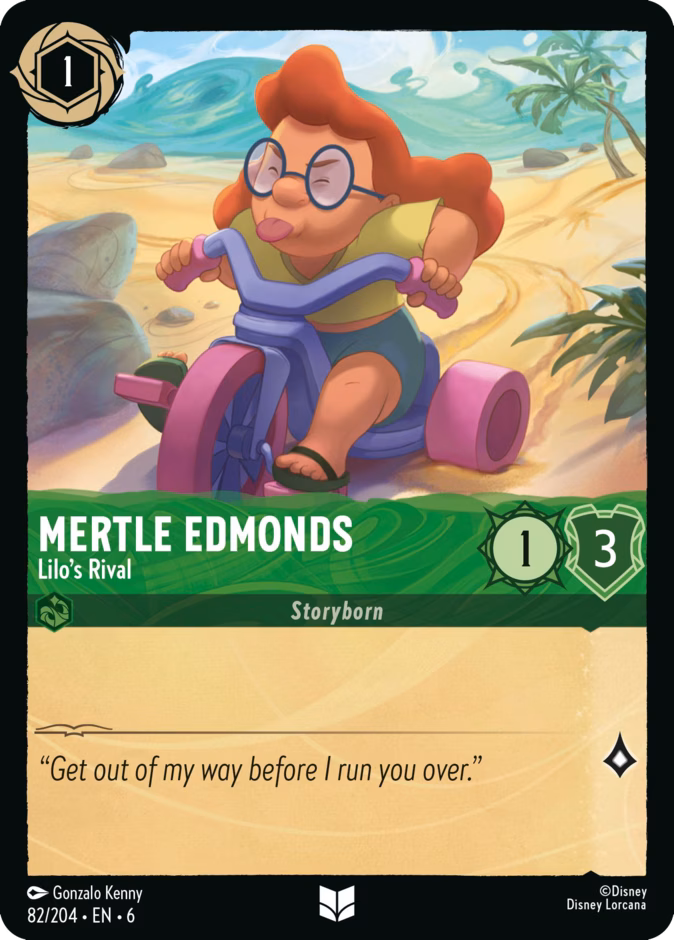Carta Mertle Edmonds · Lilo's Rival