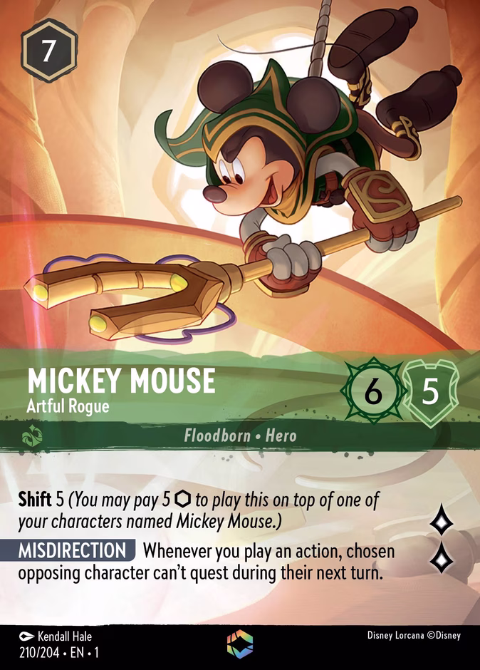 Carta Mickey Mouse · Artful Rogue