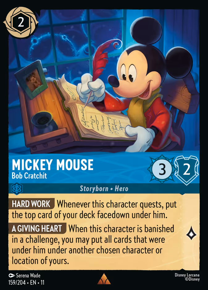 Carta Mickey Mouse · Bob Cratchit