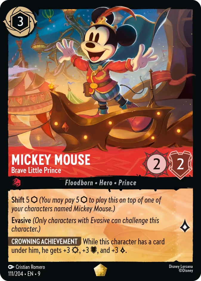 Carta Mickey Mouse · Brave Little Prince