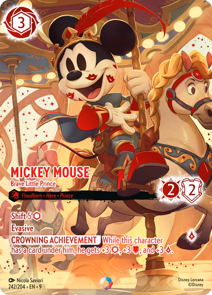 Carta Mickey Mouse · Brave Little Prince