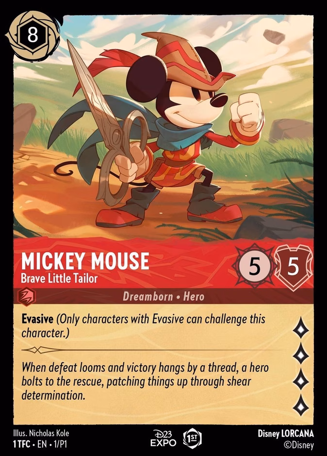Carta Mickey Mouse · Brave Little Tailor