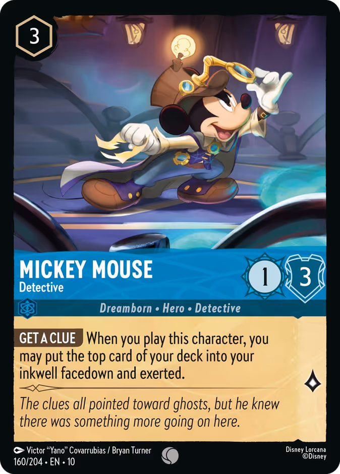 Carta Mickey Mouse · Detective