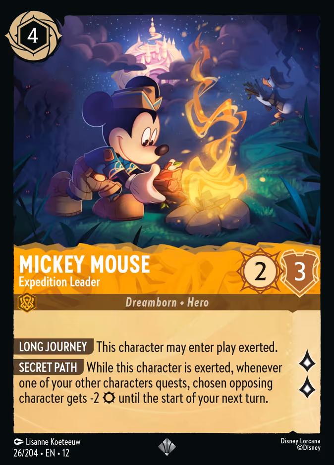 Carta Mickey Mouse · Expedition Leader