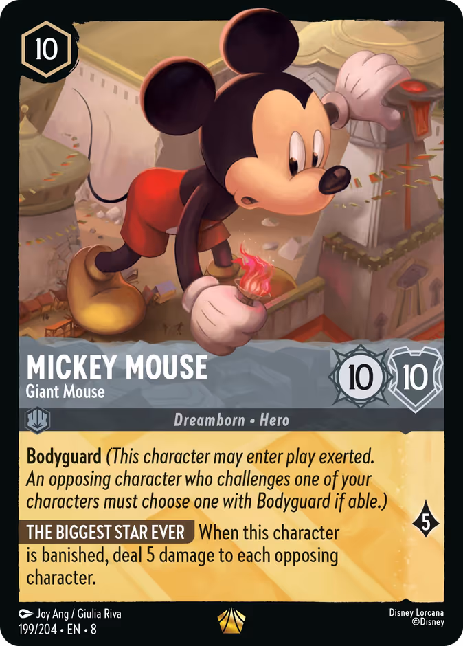 Carta Mickey Mouse · Giant Mouse