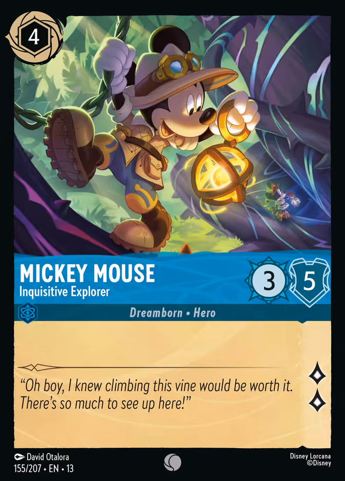 Carta oficial Mickey Mouse · Inquisitive Explorer