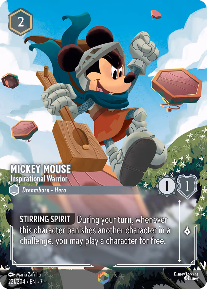 Carta Mickey Mouse · Inspirational Warrior