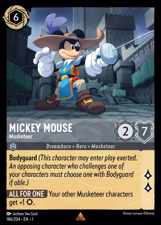 Carta Mickey Mouse · Musketeer