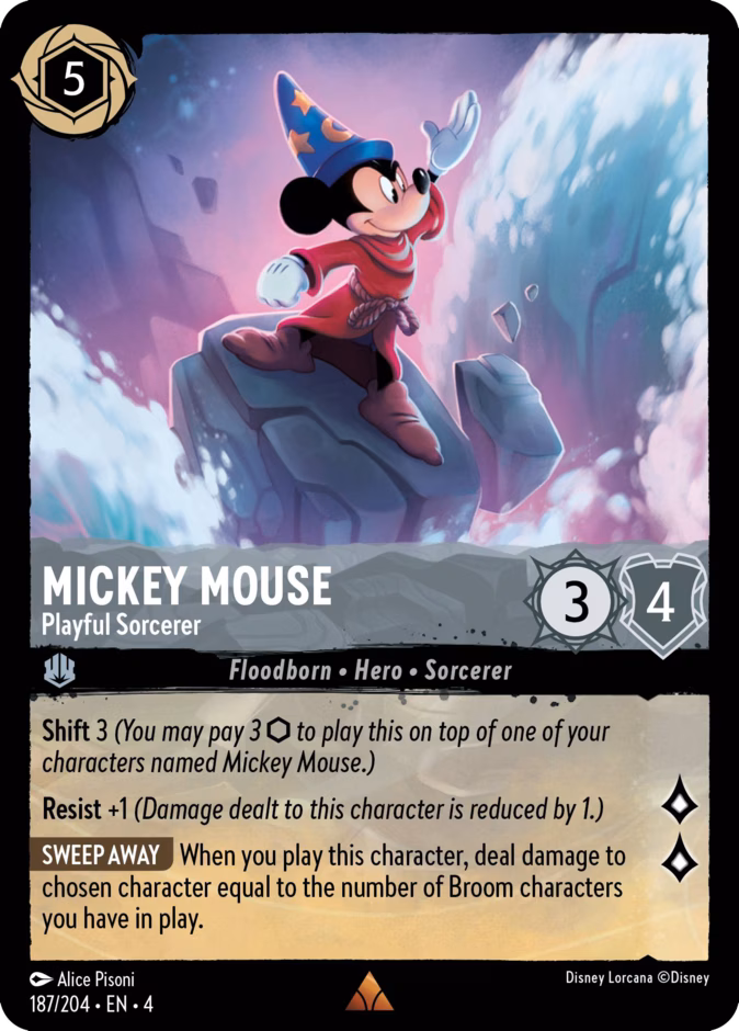 Carta Mickey Mouse · Playful Sorcerer